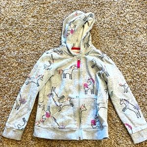 Cat and Jack Unicorn Zip Up